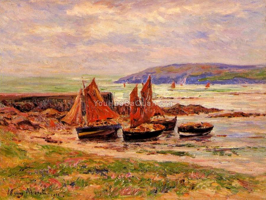 The Port at Loch - 亨利·莫雷